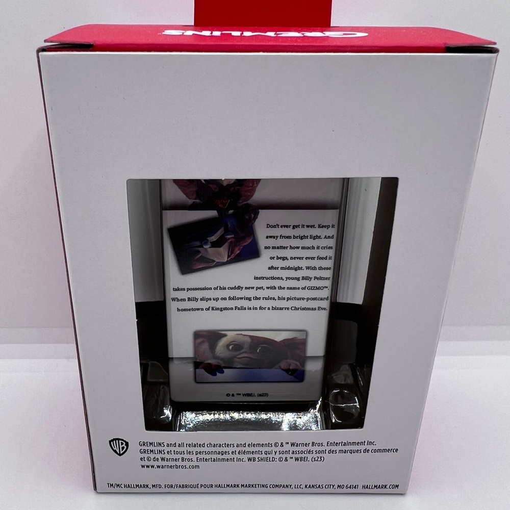 New Hallmark Gremlins Movie Retro 80's Video Cassette Christmas Holiday Ornament - Picture 2 of 4